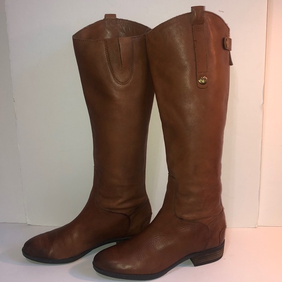 Sam🦅Edelman Penny Riding Boot Brown - Picture 1 of 16